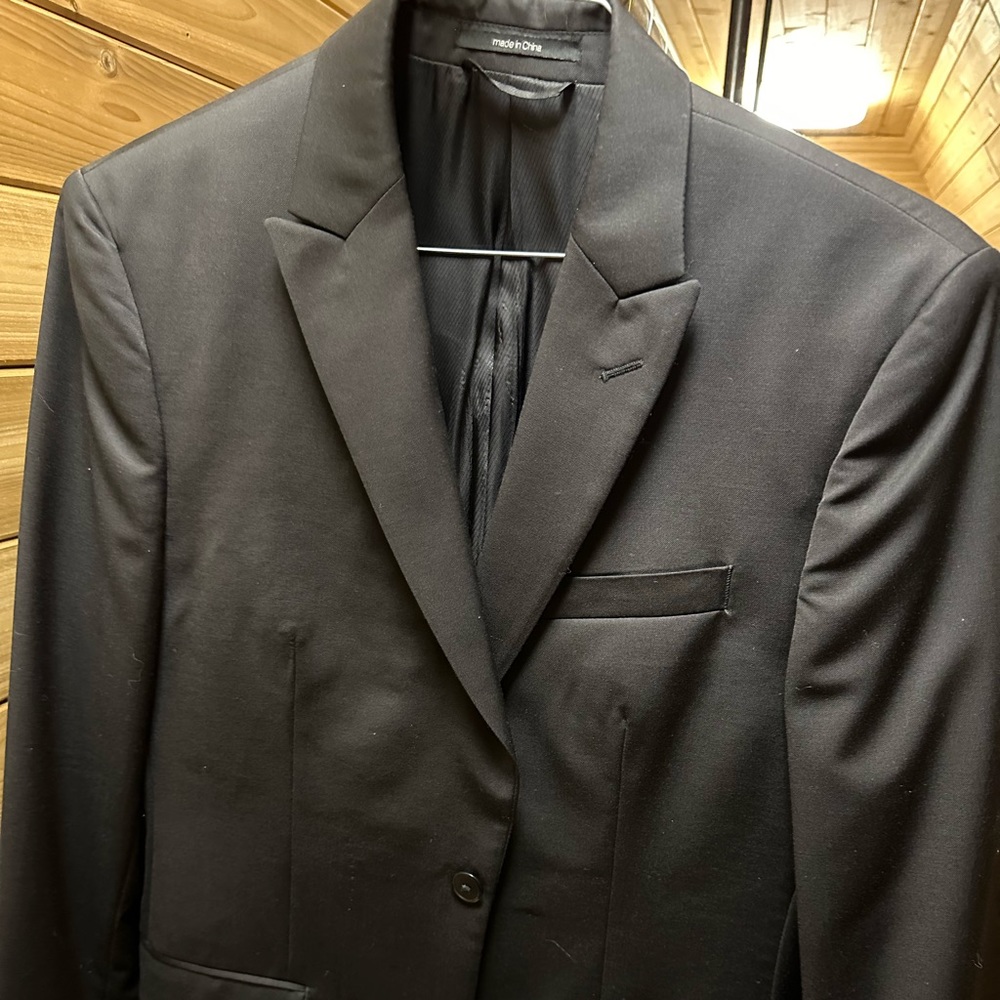 Bar III 38R slim fit wool suit jacket